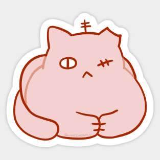 Kitty Gangster by Sunnie Meowtlu Sticker